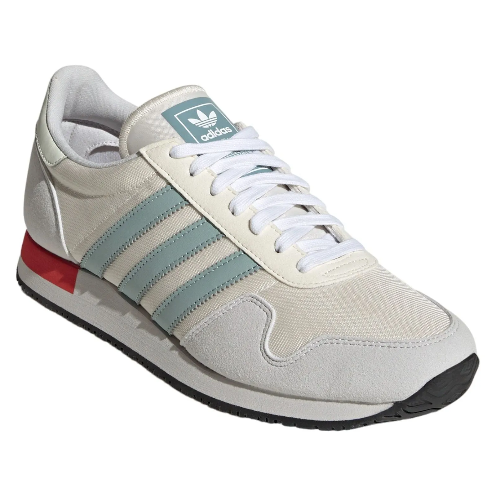 adidas Originals USA 84 Trainers - Chalk White / Vivid Red