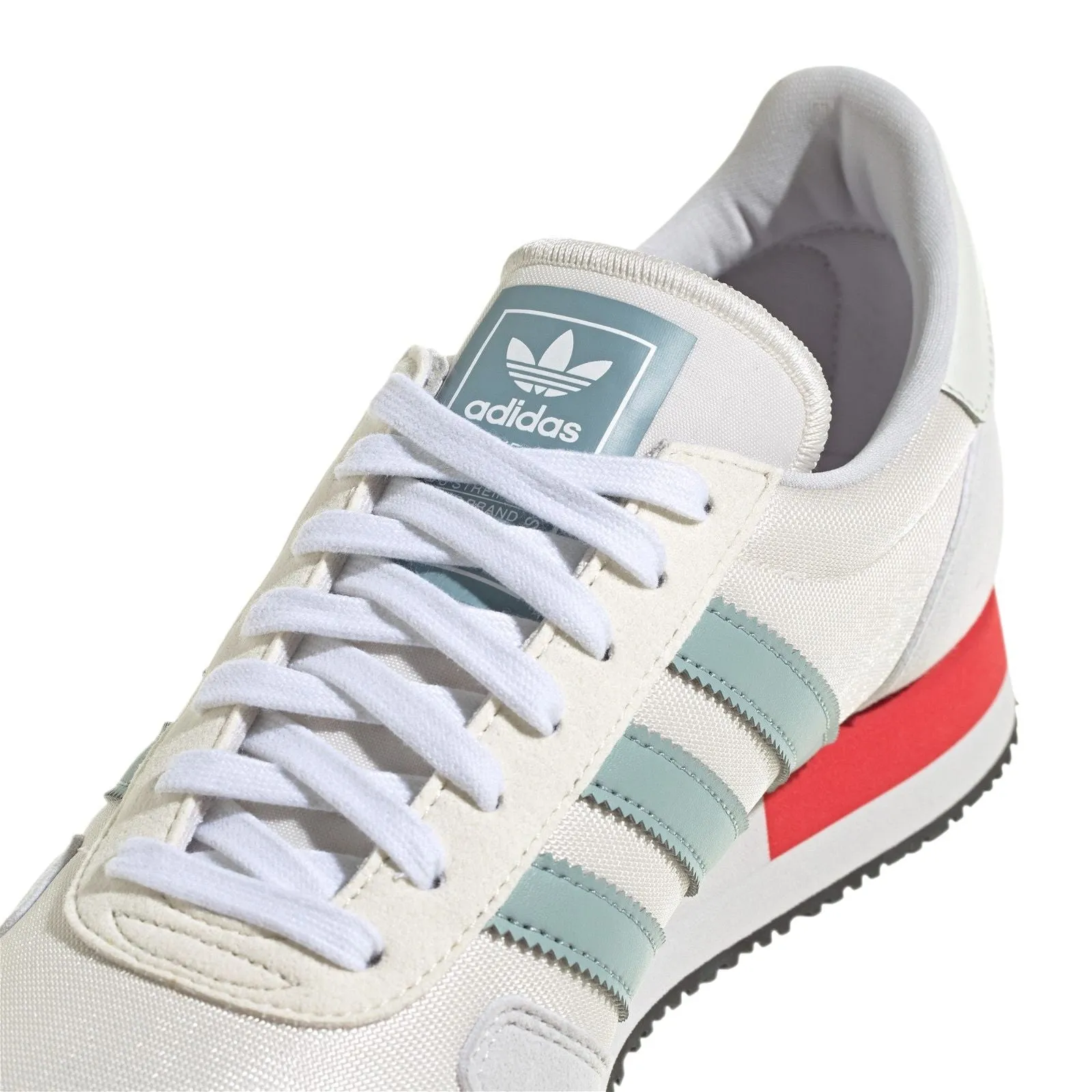 adidas Originals USA 84 Trainers - Chalk White / Vivid Red