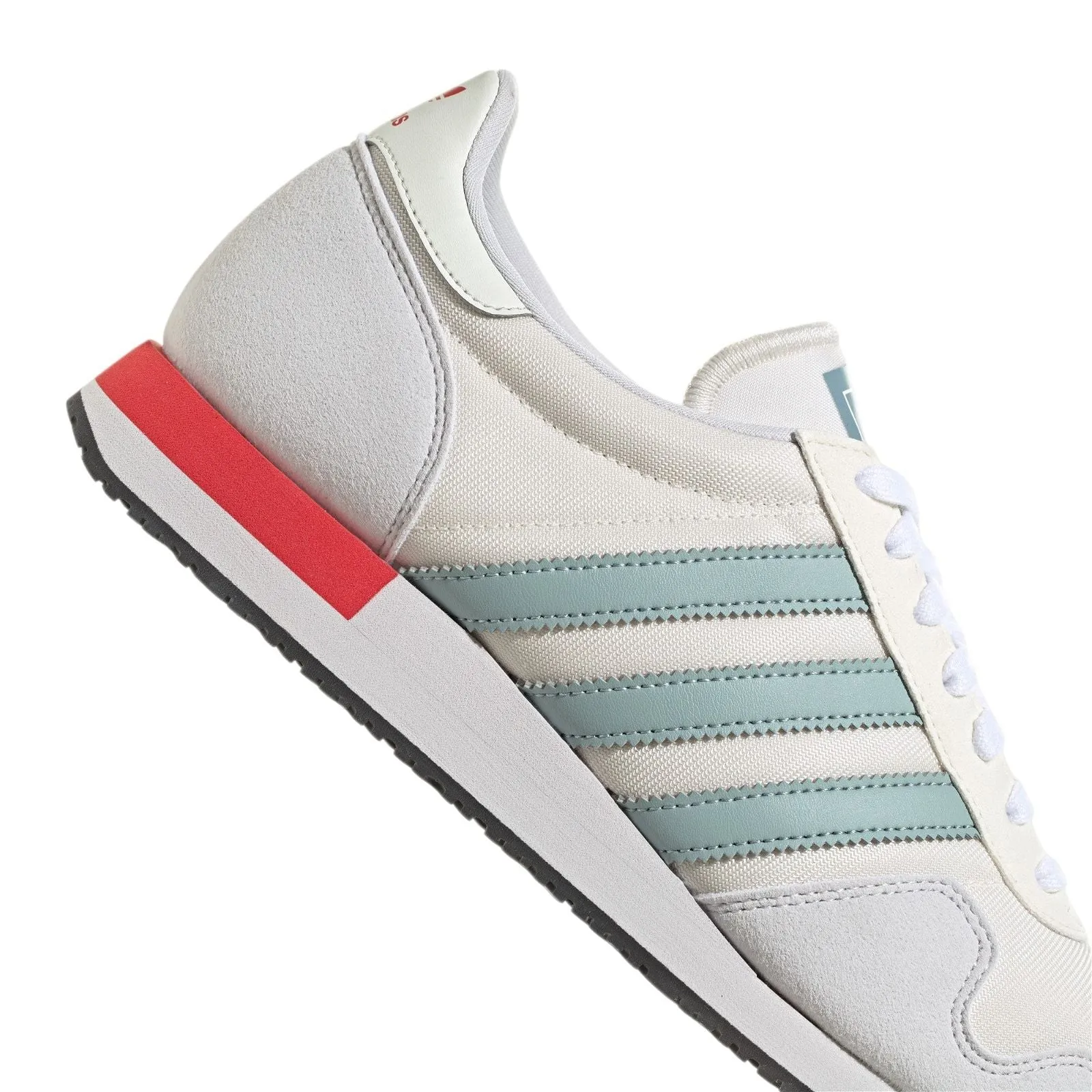 adidas Originals USA 84 Trainers - Chalk White / Vivid Red