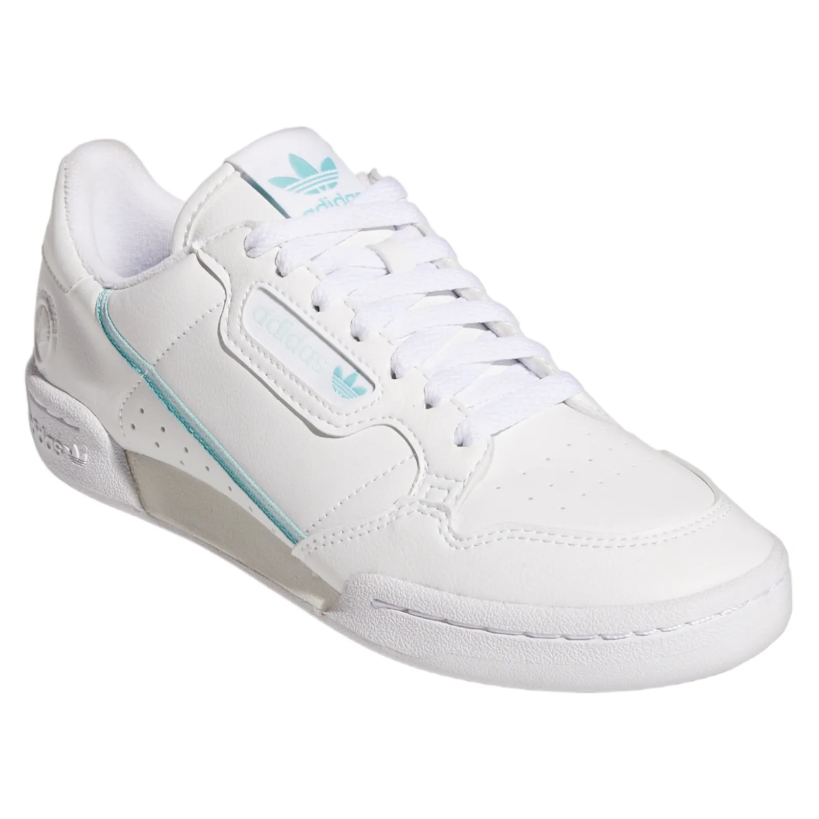 adidas Originals Womens Continental 80 Vegan Trainers - White / Halo Mint