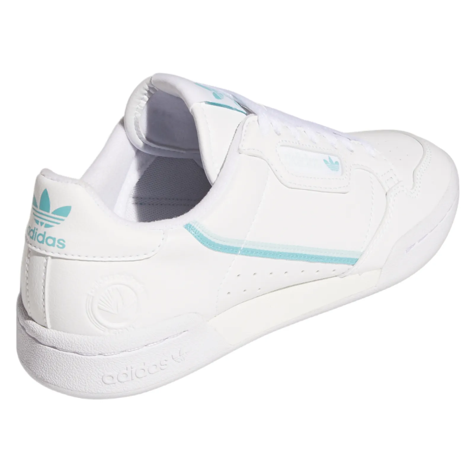 adidas Originals Womens Continental 80 Vegan Trainers - White / Halo Mint