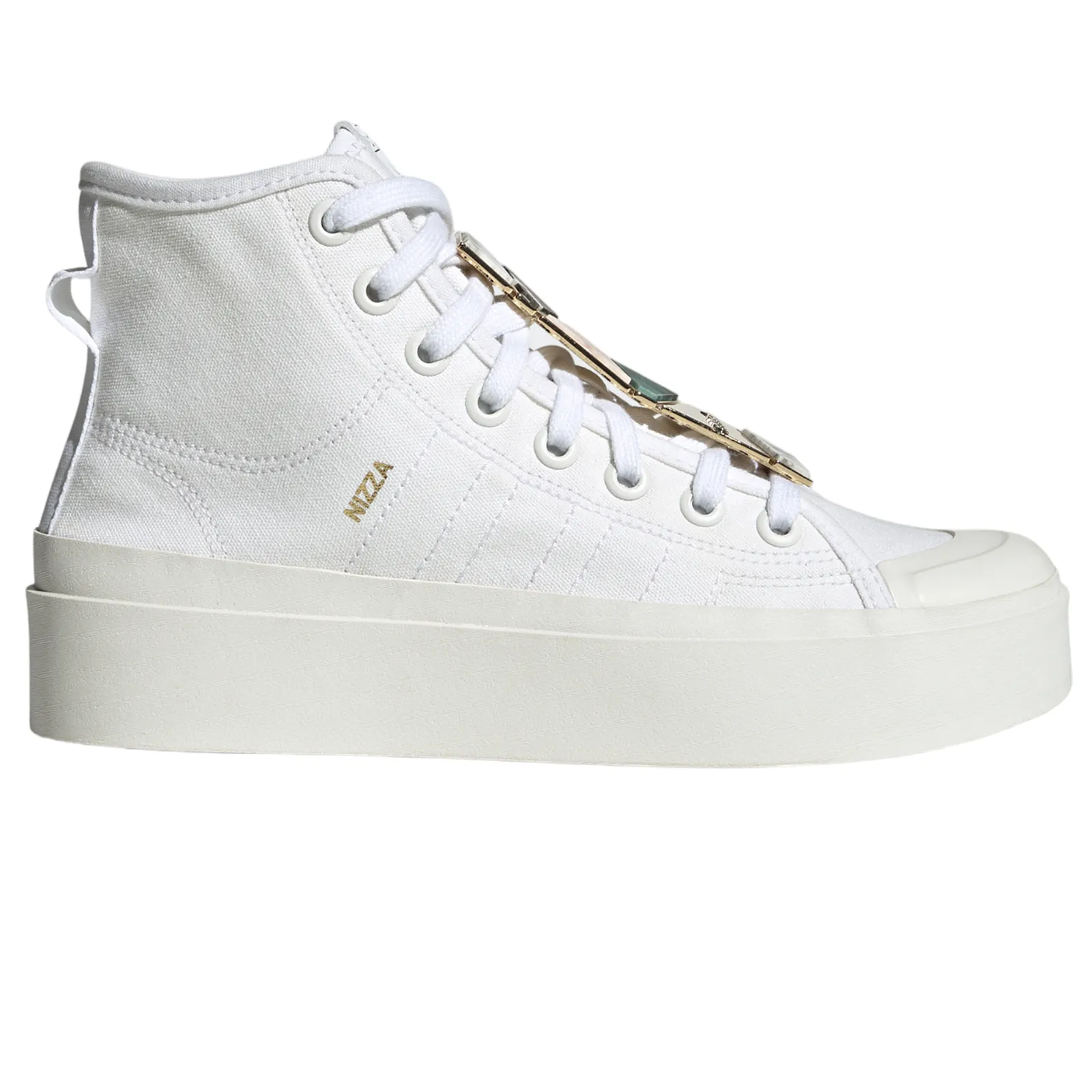 adidas Originals Womens Nizza Bonega Mid Trainers - White