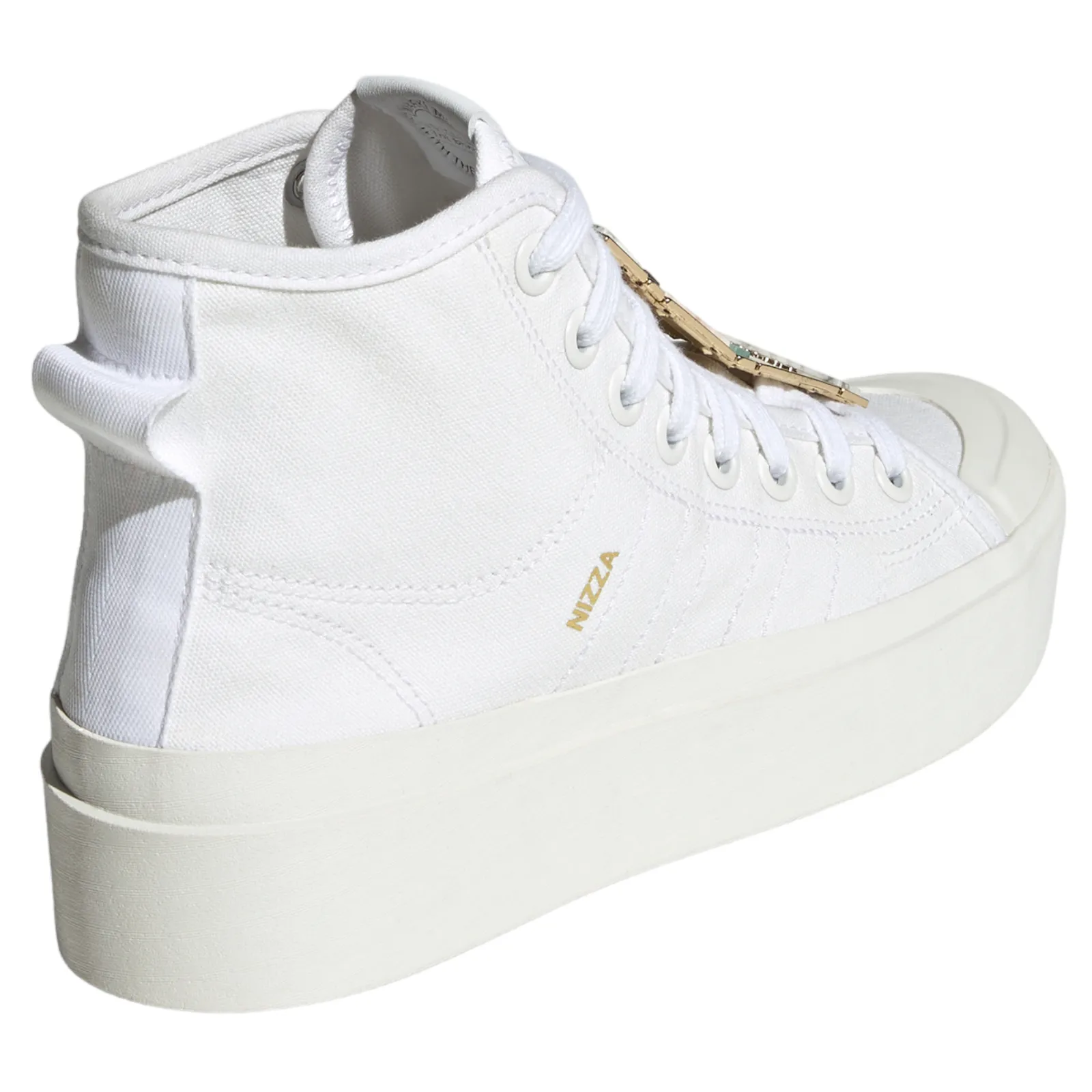 adidas Originals Womens Nizza Bonega Mid Trainers - White