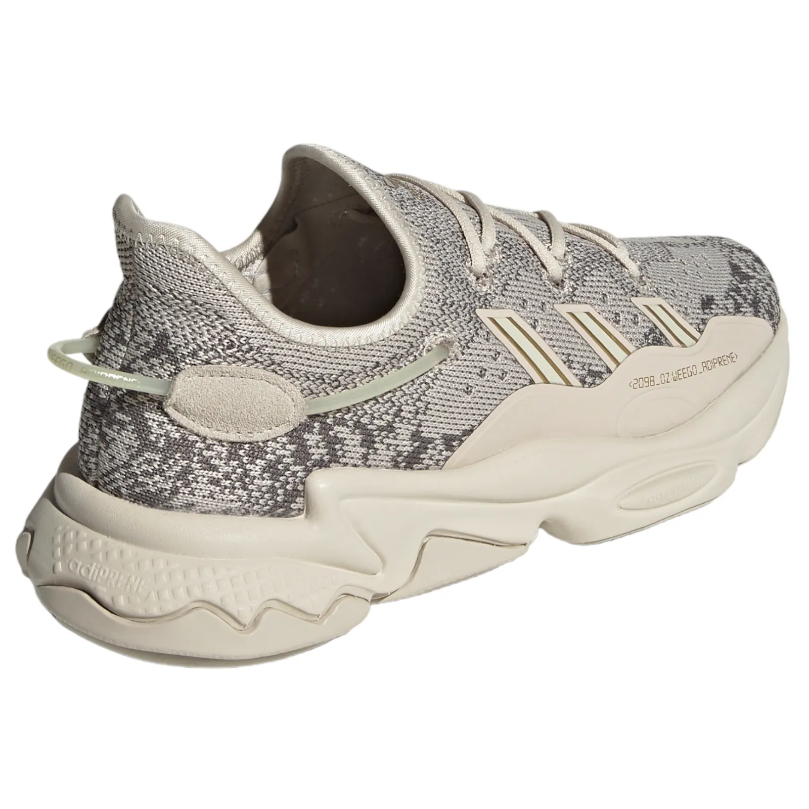 adidas Originals Womens Ozweego Knit Trainers - Bliss / Gold Metallic