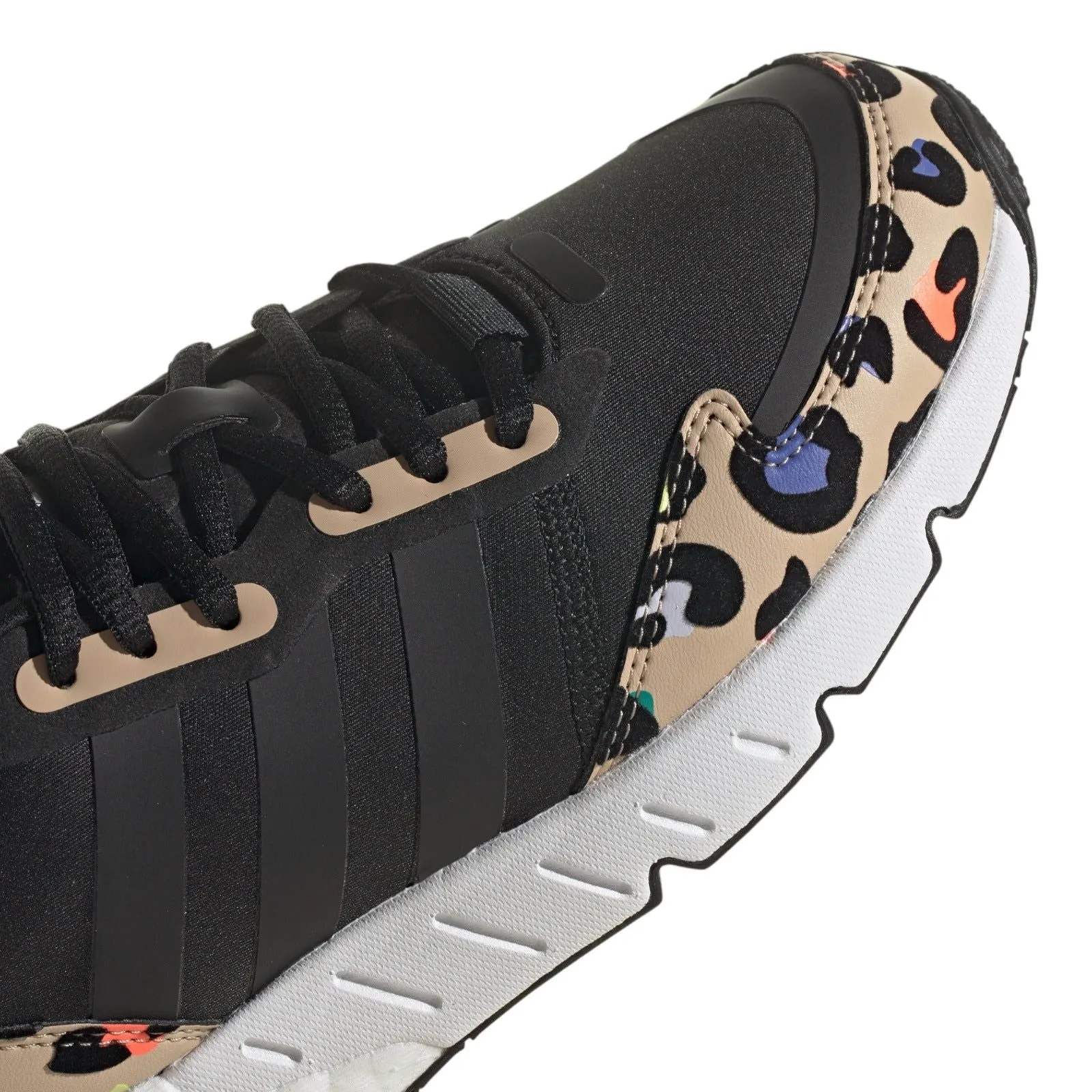 adidas Originals Womens ZX 1K Boost Animal Print Trainers - Black