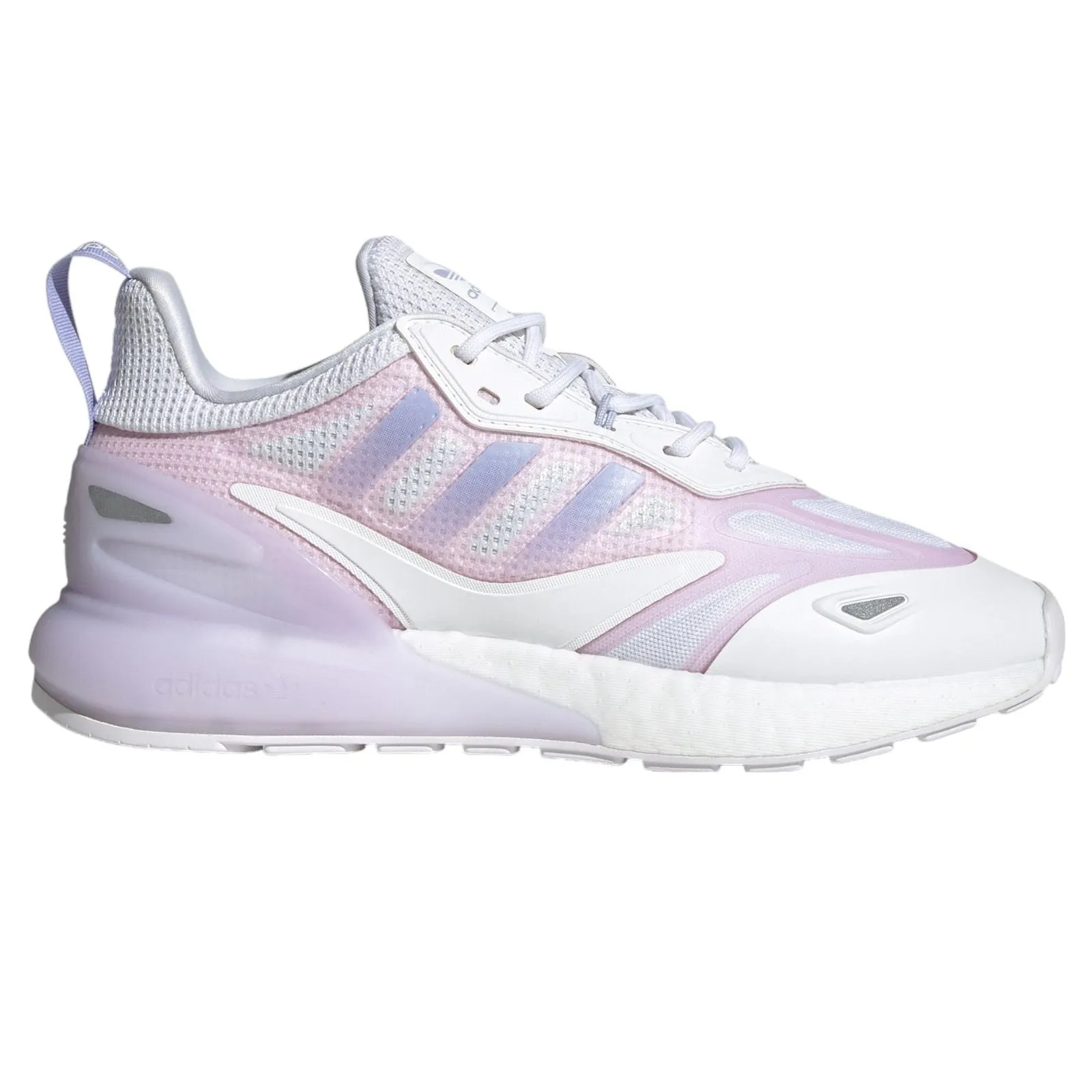 adidas Originals Womens ZX 2K Boost 2.0 Trainers - White / Violet Tone