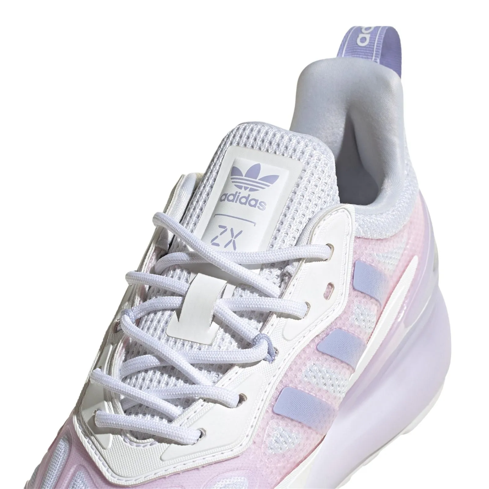 adidas Originals Womens ZX 2K Boost 2.0 Trainers - White / Violet Tone