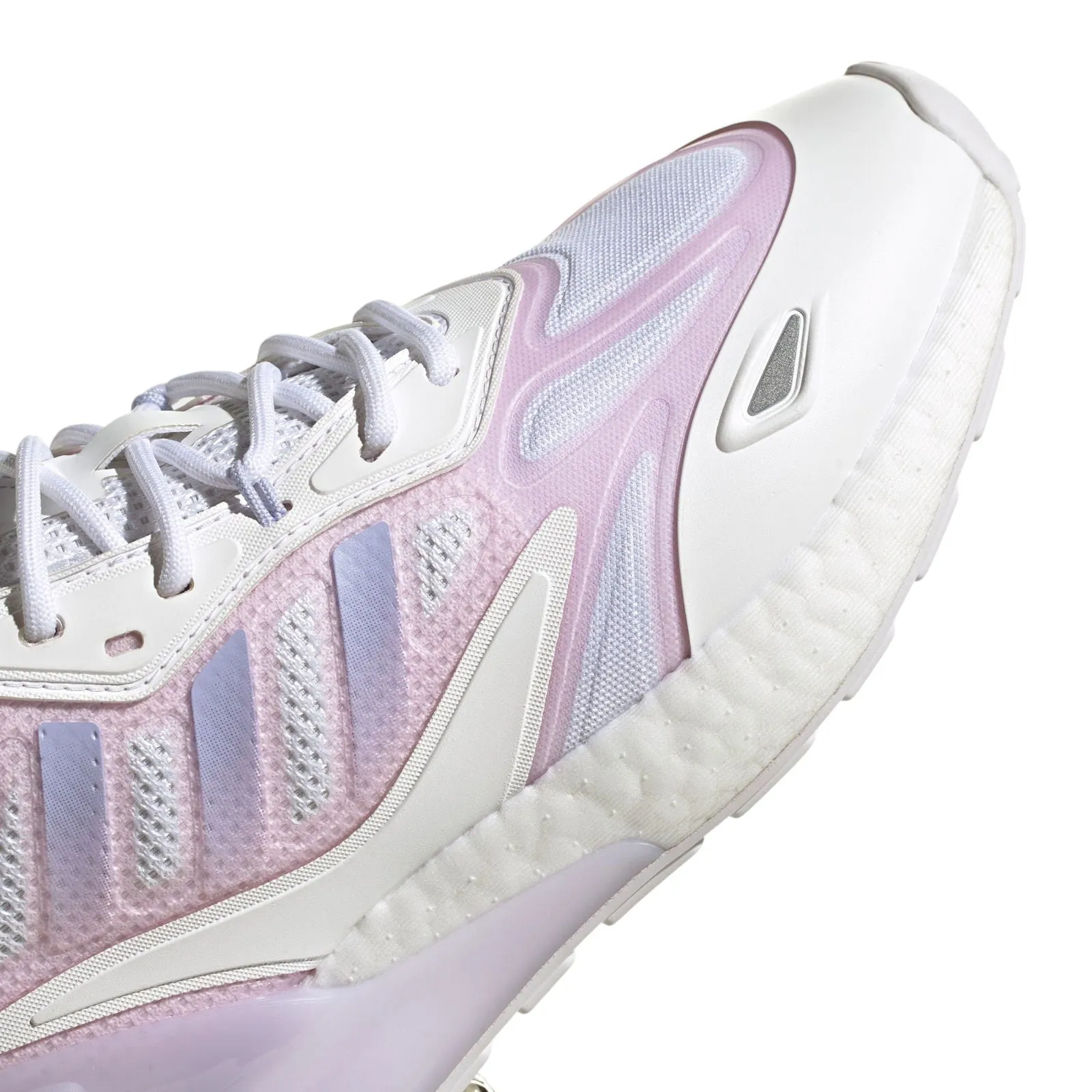 adidas Originals Womens ZX 2K Boost 2.0 Trainers - White / Violet Tone