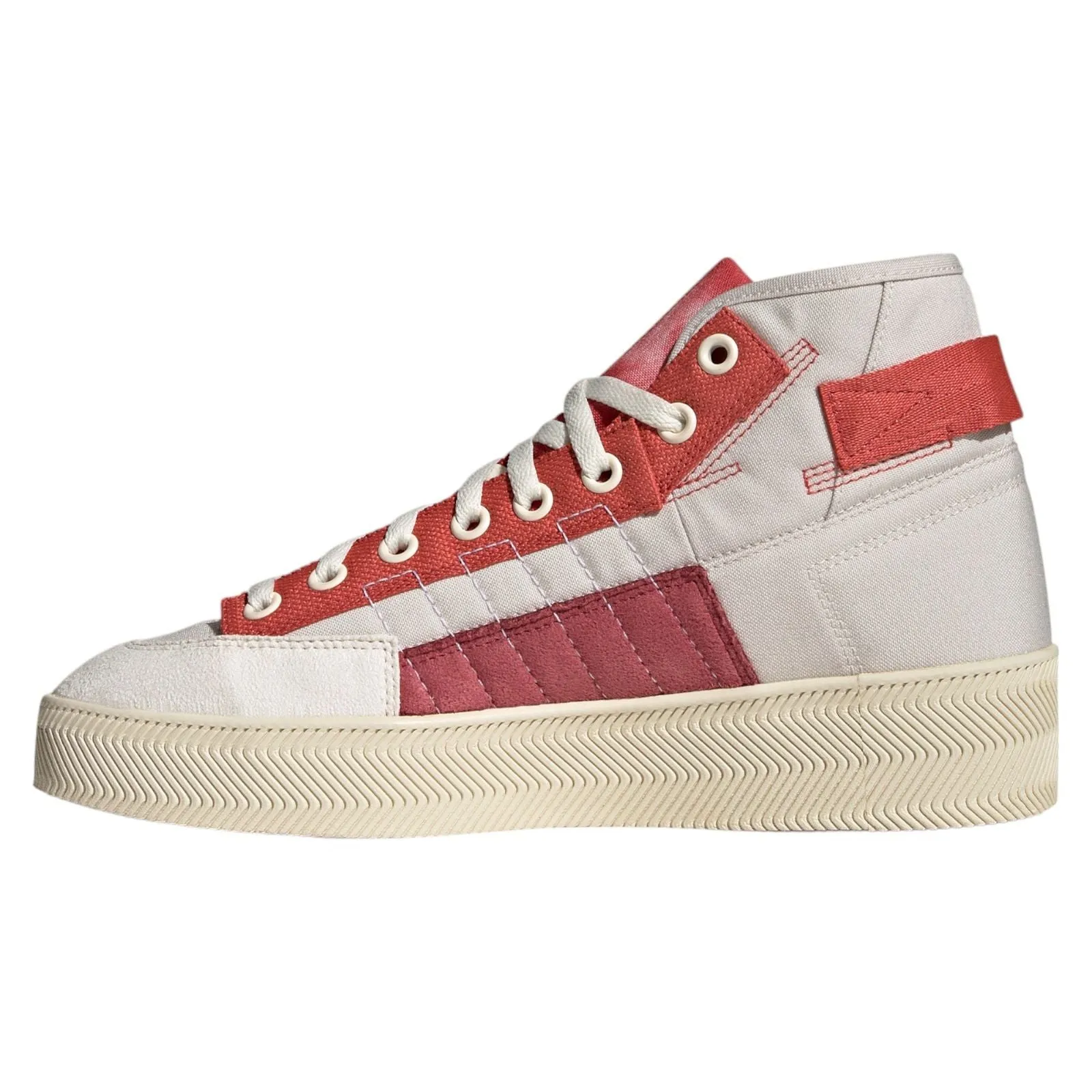 adidas Originals x Parley Nizza Hi Trainers - Chalk White Red