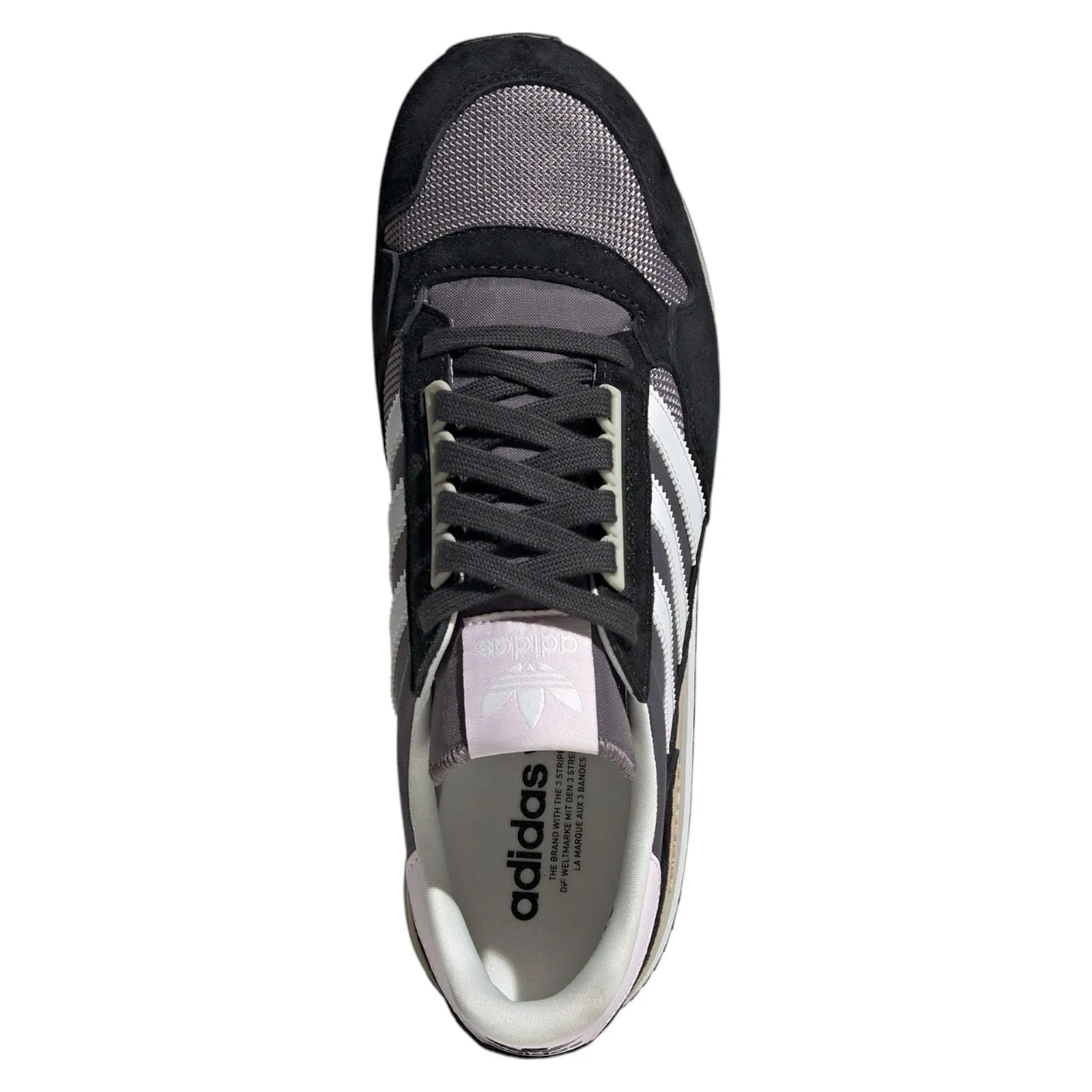 adidas Originals ZX 500 Trainers - Core Black / Almost Pink