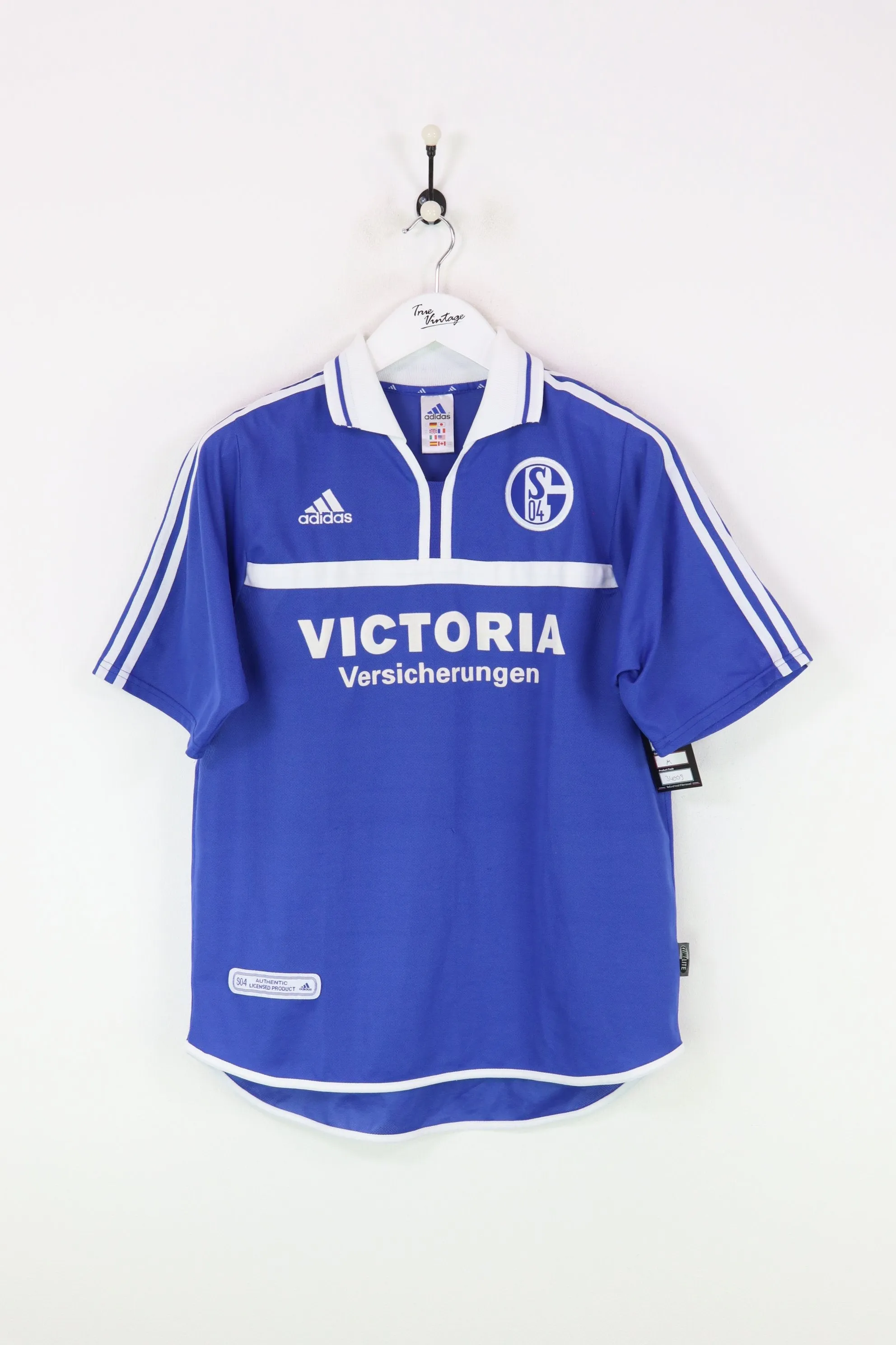 Adidas Schalke Football Shirt Blue Medium