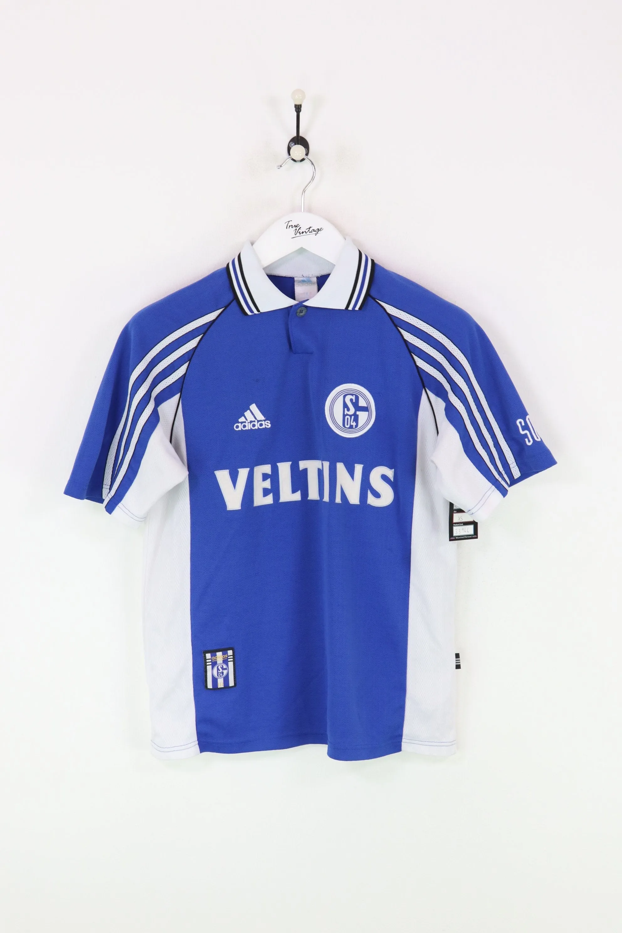 Adidas Schalke Football Shirt Blue XS