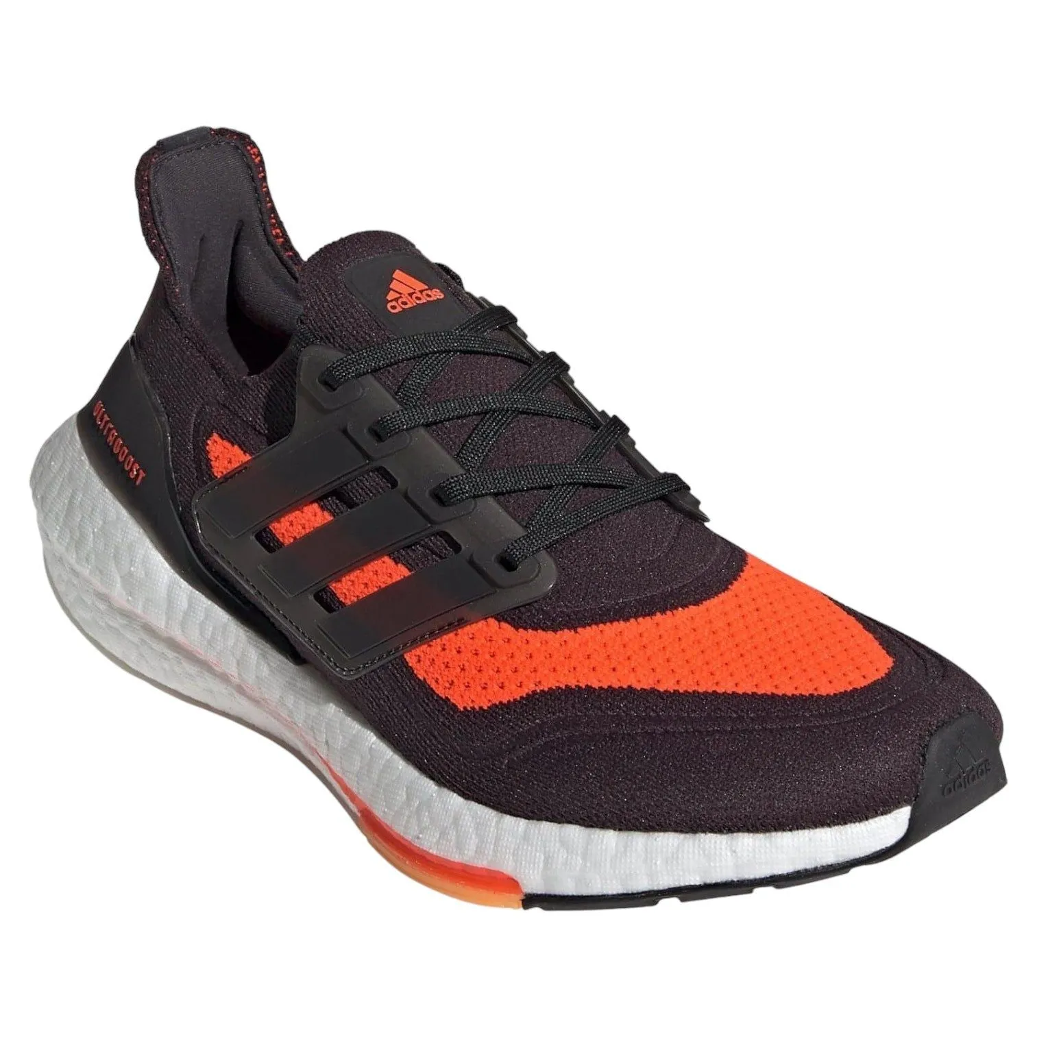 adidas Ultra Boost 21 Trainers - Carbon Solar Red