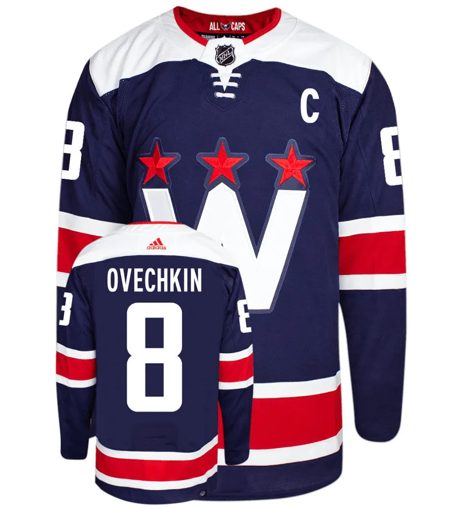 Alex Ovechkin Washington Capitals Adidas Primegreen Authentic NHL Hockey Jersey     