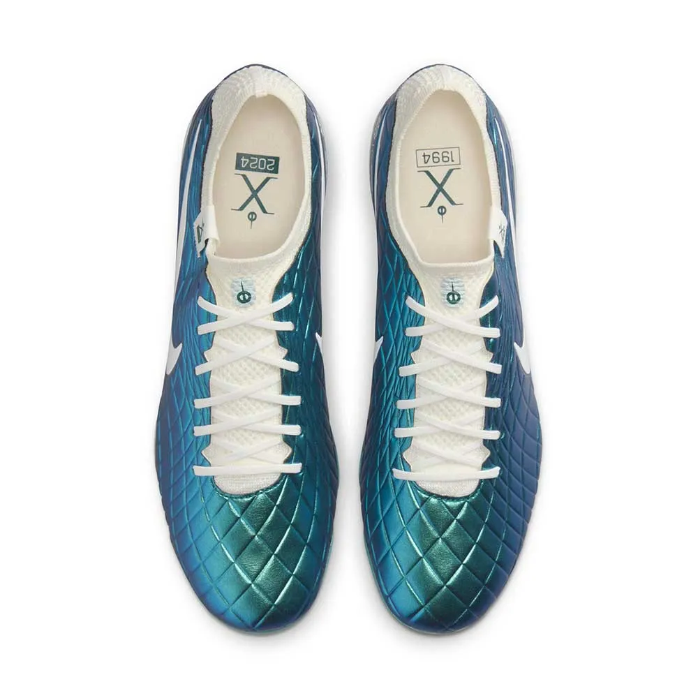 All Gender Legend 10 Elite FG 30 Soccer Shoe - Dark Atomic Teal/Sail - Regular (D)