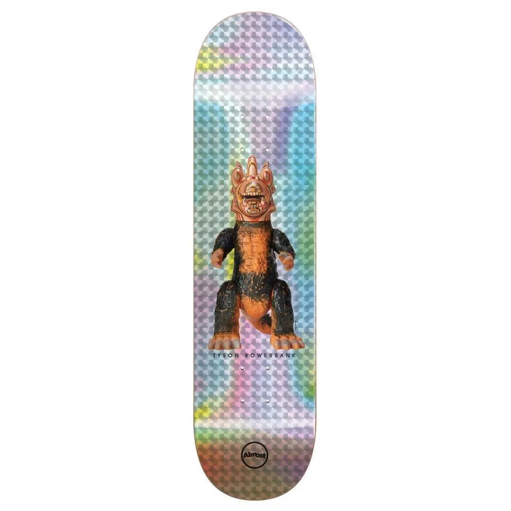 Almost Bowerbank Haroshi Monster Super Sap Skateboard Deck Multi 8.25