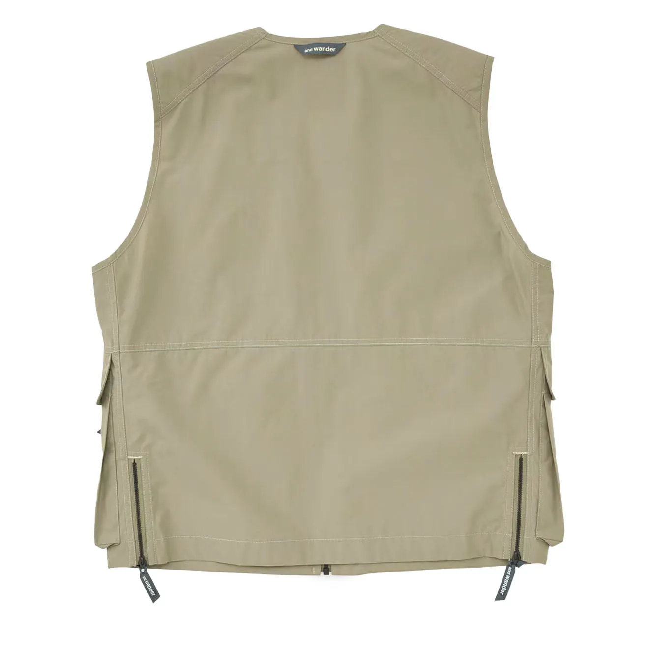 And Wander Tough Aramid Vest  Light Beige