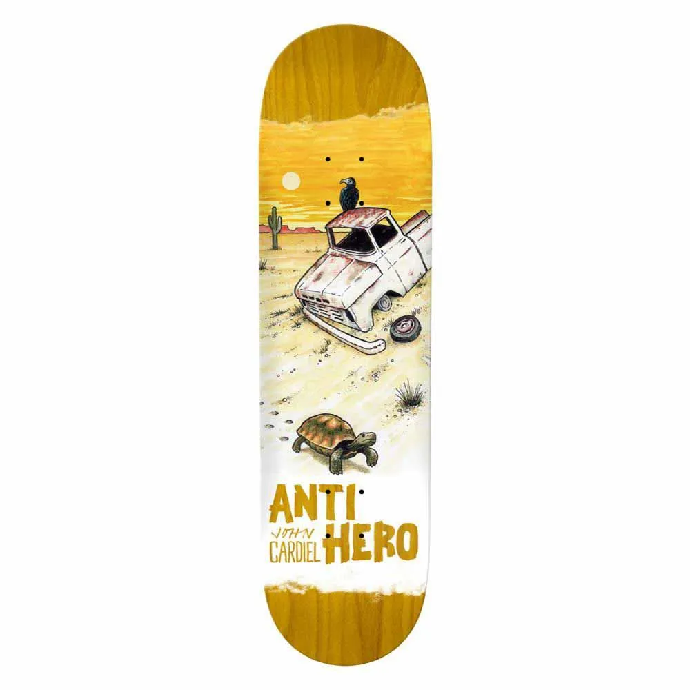 Antihero Skateboard Deck Cardiel Desertscapes Yellow 8.62