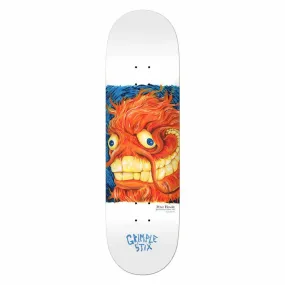 Antihero Skateboard Deck Grimplestix Fine Art Hewitt White / Orange 9.02