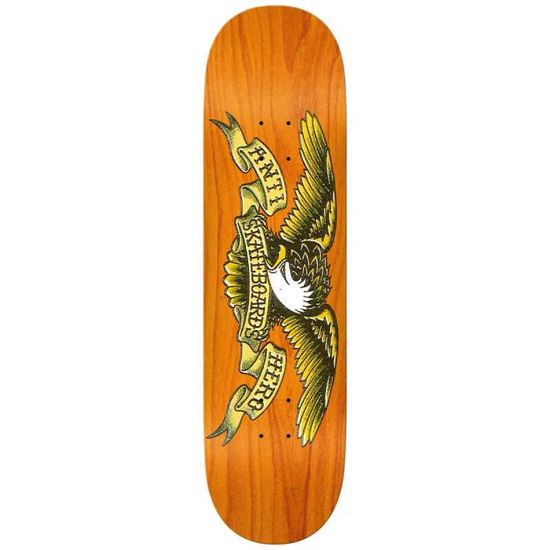 Antihero Skateboard Deck Misregistered Eagle II Assorted Woodstains 8.75