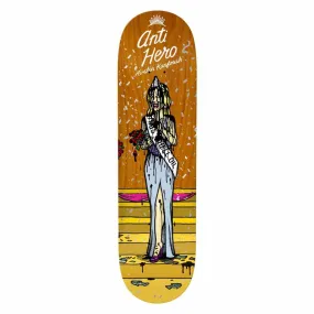 Antihero Skateboard Deck Miss Corp Greed Kanfoush Assorted Woodstains 8.25