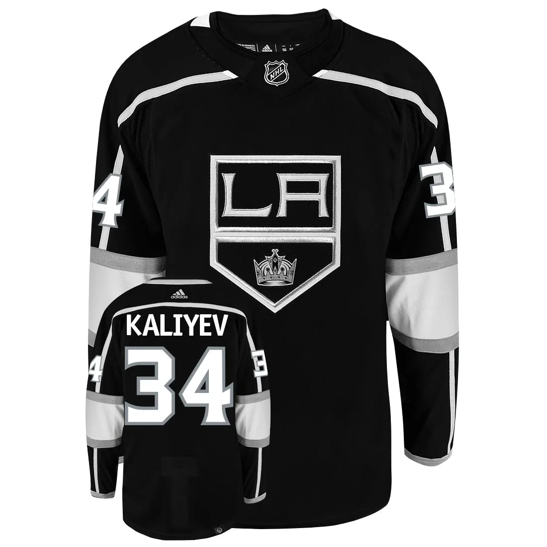 Arthur Kaliyev Los Angeles Kings Adidas Primegreen Authentic NHL Hockey Jersey     