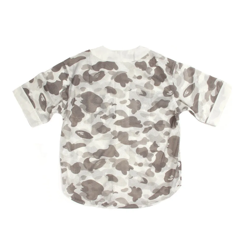 BAPE Color Camo Baseball Shirt (White)