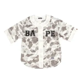 BAPE Color Camo Baseball Shirt (White)