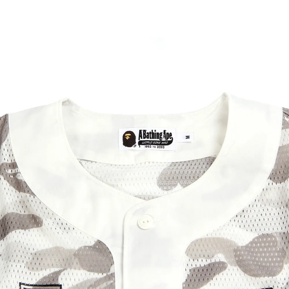 BAPE Color Camo Baseball Shirt (White)