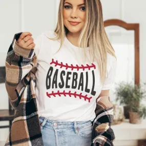 Baseball Stitches Bella Tee