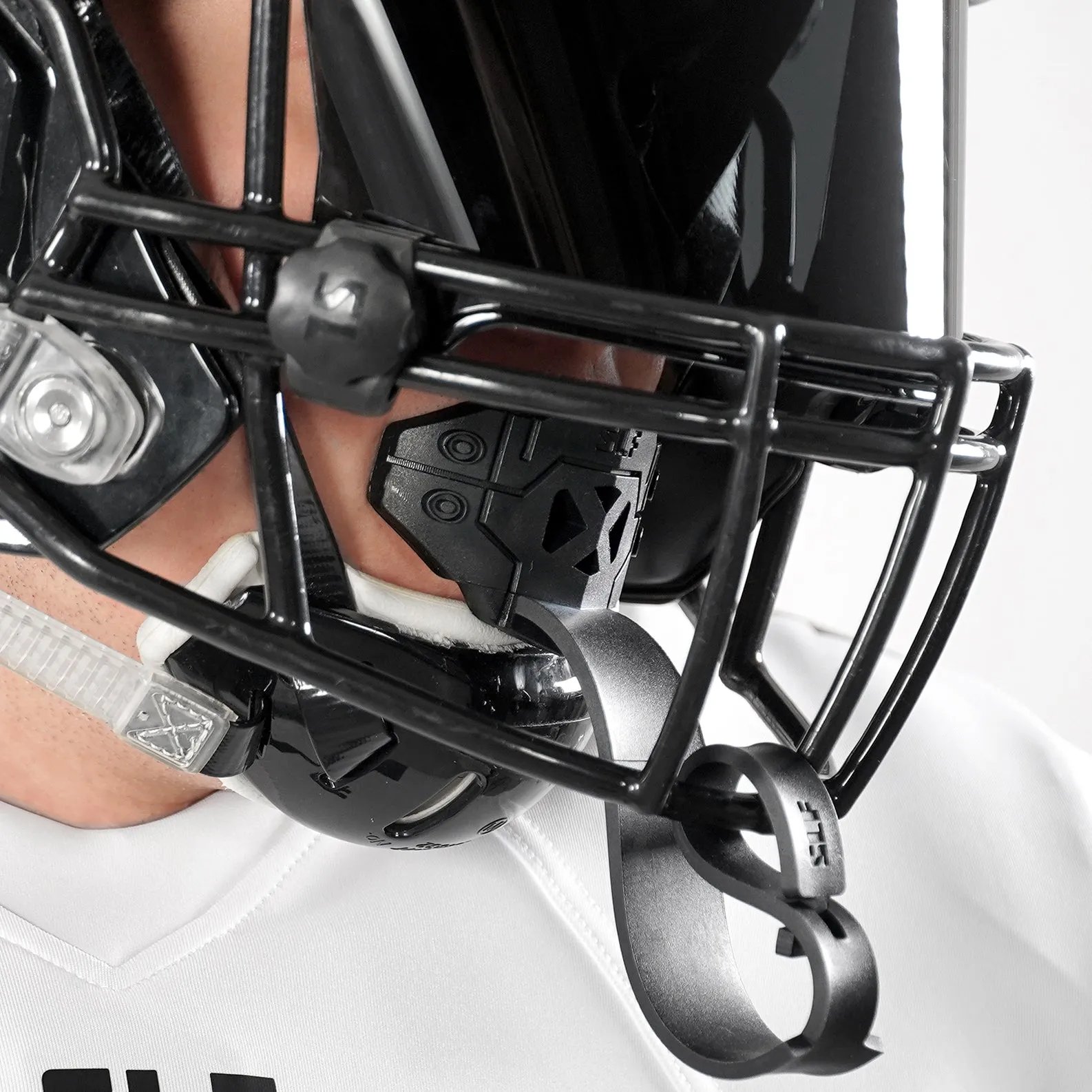 Basic Black X Football Mouthguard with Logo