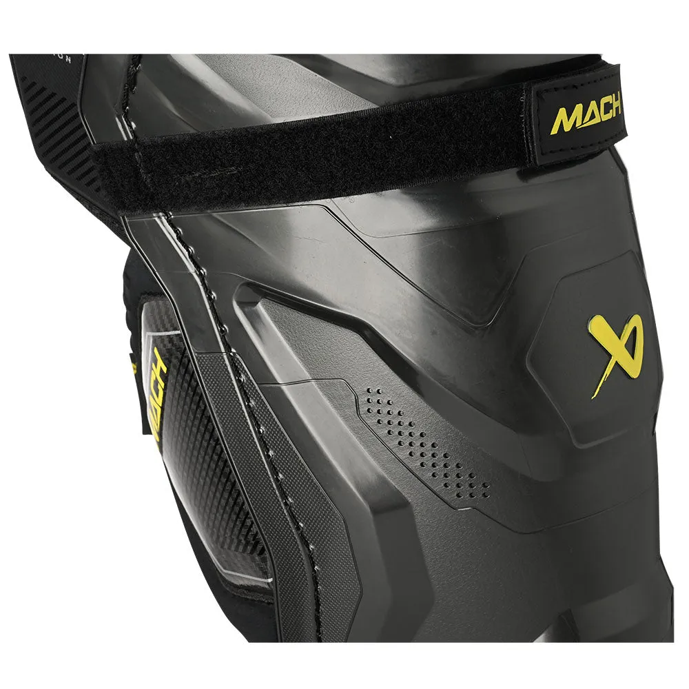 BAUER SUPREME MACH INTERMEDIATE HOCKEY SHIN PADS