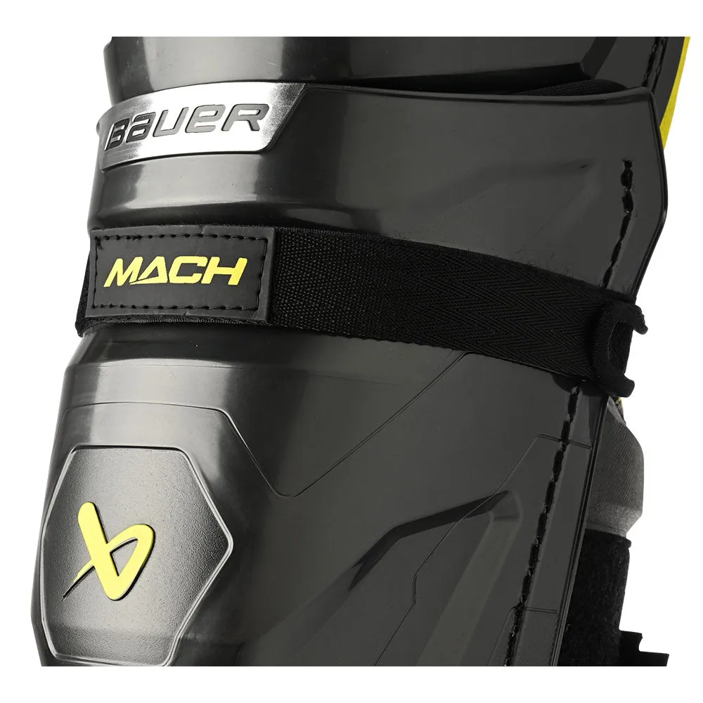 BAUER SUPREME MACH INTERMEDIATE HOCKEY SHIN PADS