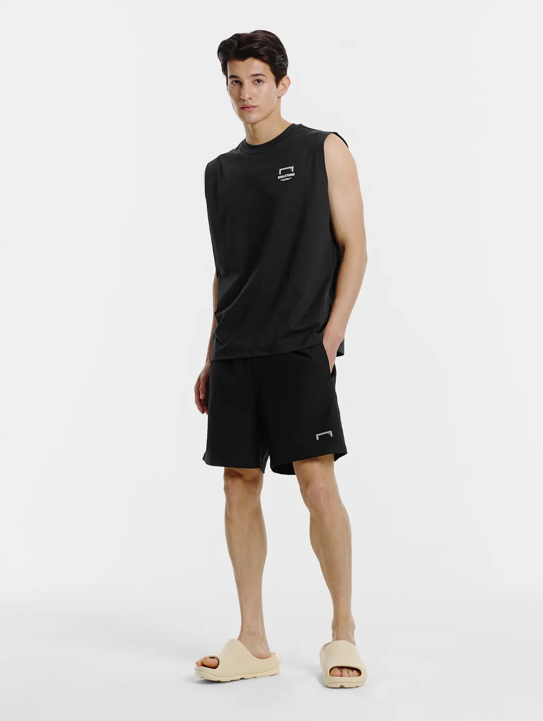 BEACH SOCCER CLUB WORLD TOUR SHORTS-BLACK