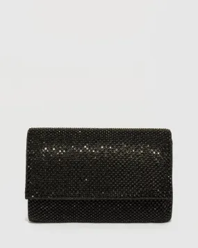 Black Kira Evening Clutch Bag