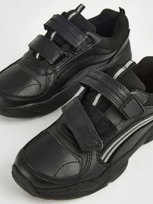 Black Two Strap Sporty Trainers | School | George at ASDA