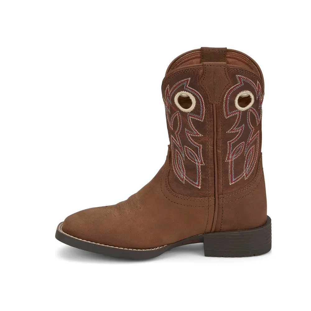 Bowline Wide Square Toe Cowboy Boots (Toddler-Big Kid)