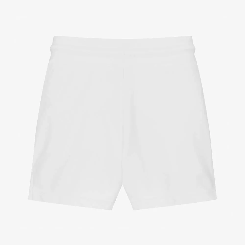 Boys White Football Shorts