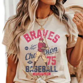 Braves Vintage Baseball Team Tee