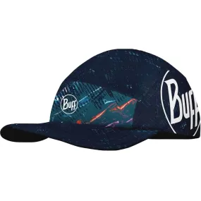 Buff Adults Xcross 5 Panel Running Baseball Cap - Navy - SM