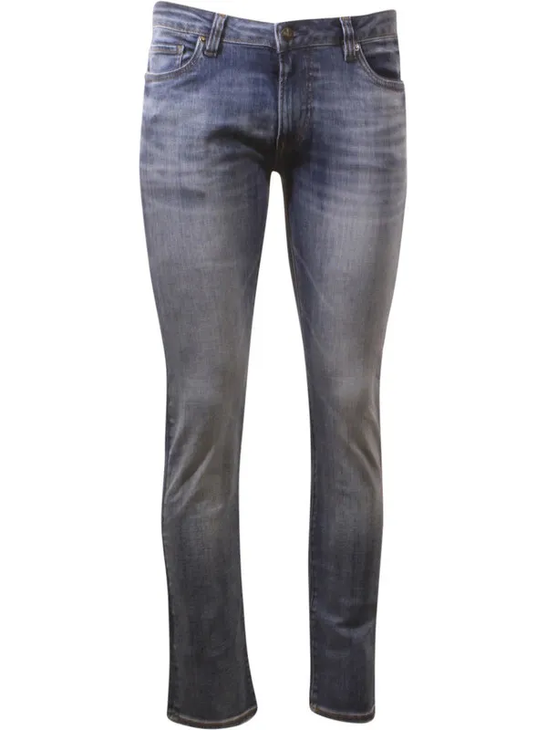 Buffalo David Bitton Men's Skinny Max Jeans Stretch Whiskered Indigo Sz: 31x30