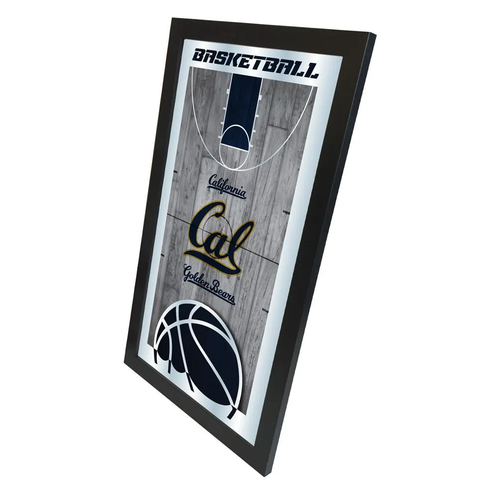 California Golden Bears HBS Basketball Framed Hang Glass Wall Mirror (26x15)