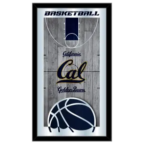 California Golden Bears HBS Basketball Framed Hang Glass Wall Mirror (26x15)