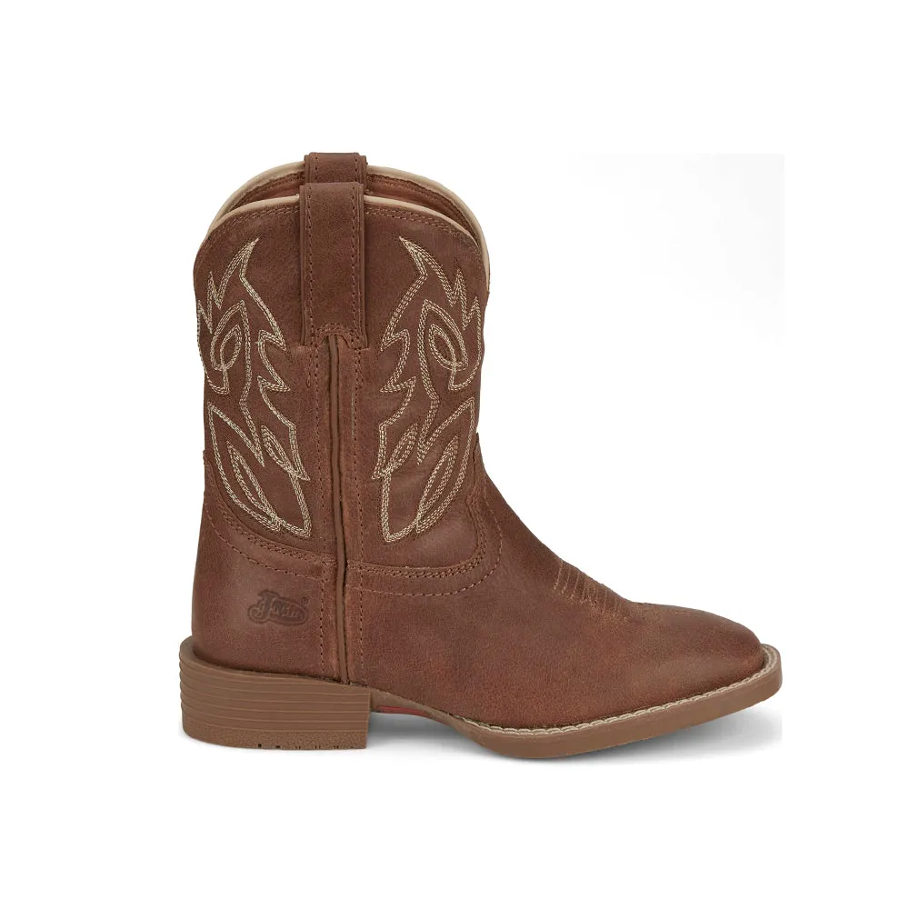 Canter Wide Square Toe Cowboy Boots (Toddler-Big Kid)