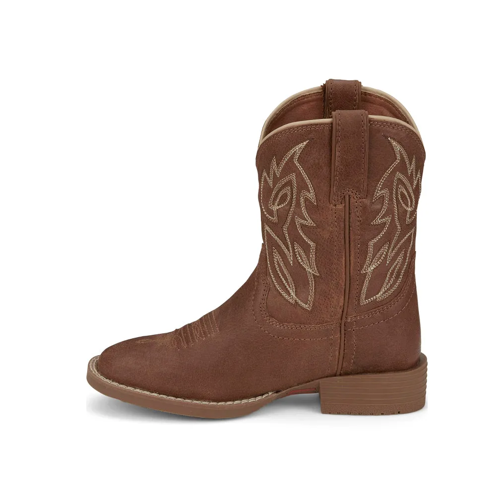 Canter Wide Square Toe Cowboy Boots (Toddler-Big Kid)