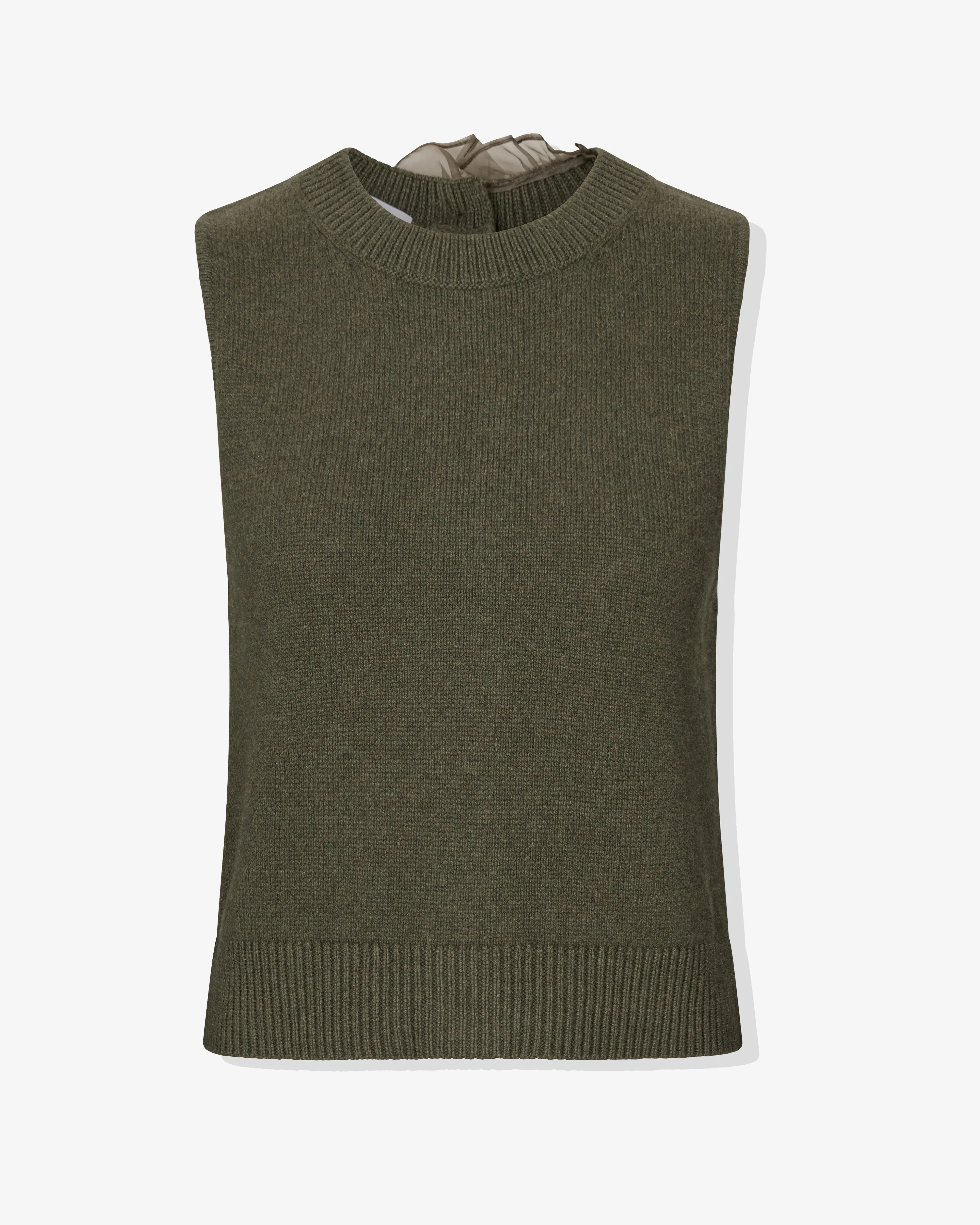 Cecilie Bahnsen - Women's Olivier Vest - (Grey/Olive)