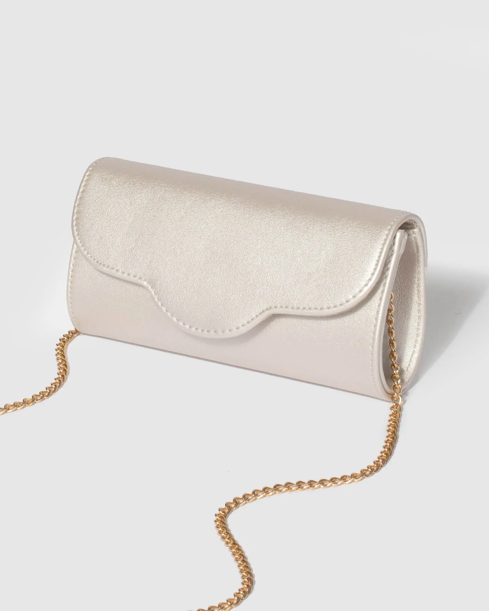 Champagne Verna Clutch Bag