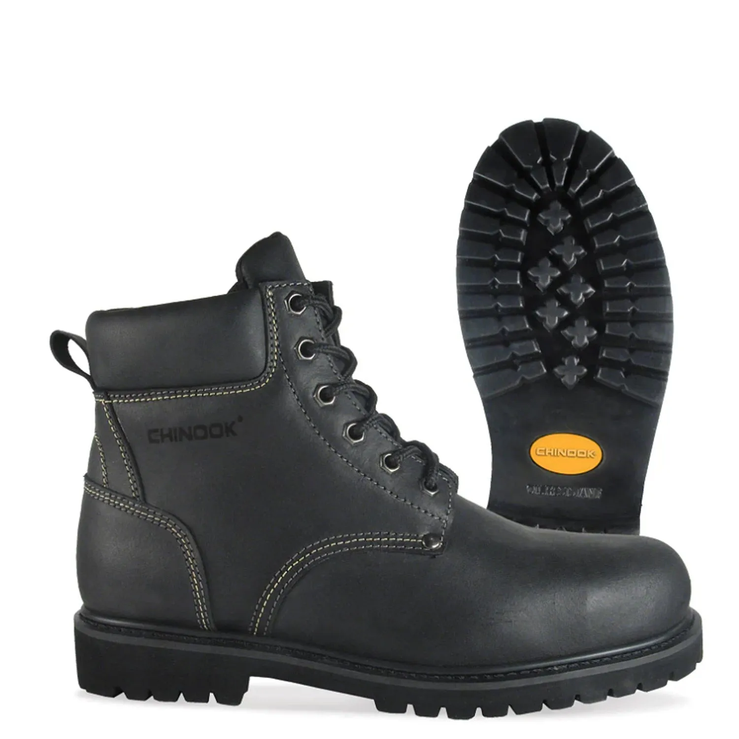 Chinook Footwear Men's Oil Rigger Steel Toe 6 Work Boot