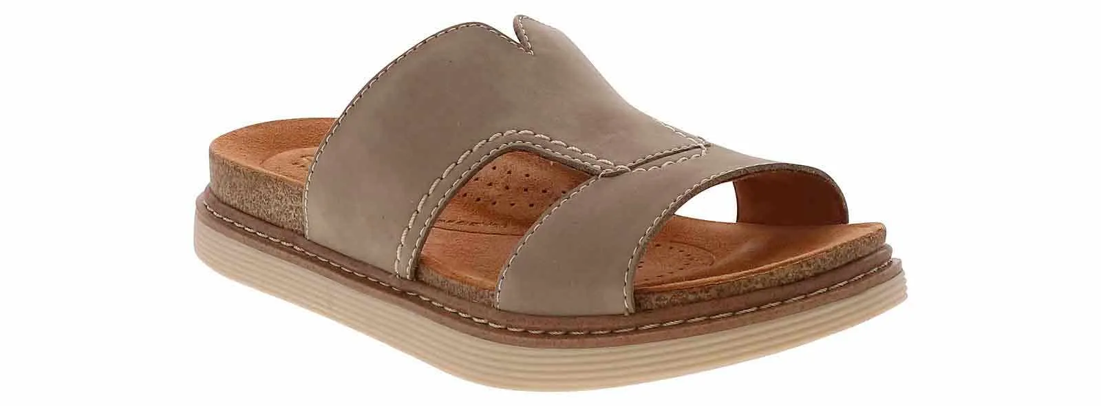 Clarks Arwell Walk H Band Stone Women's Footbed Slide