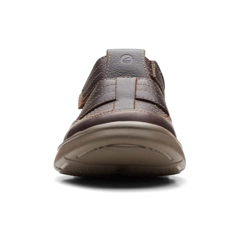 Clarks Bradley Cove Brown Tumbled Leather Sandal (Men's)